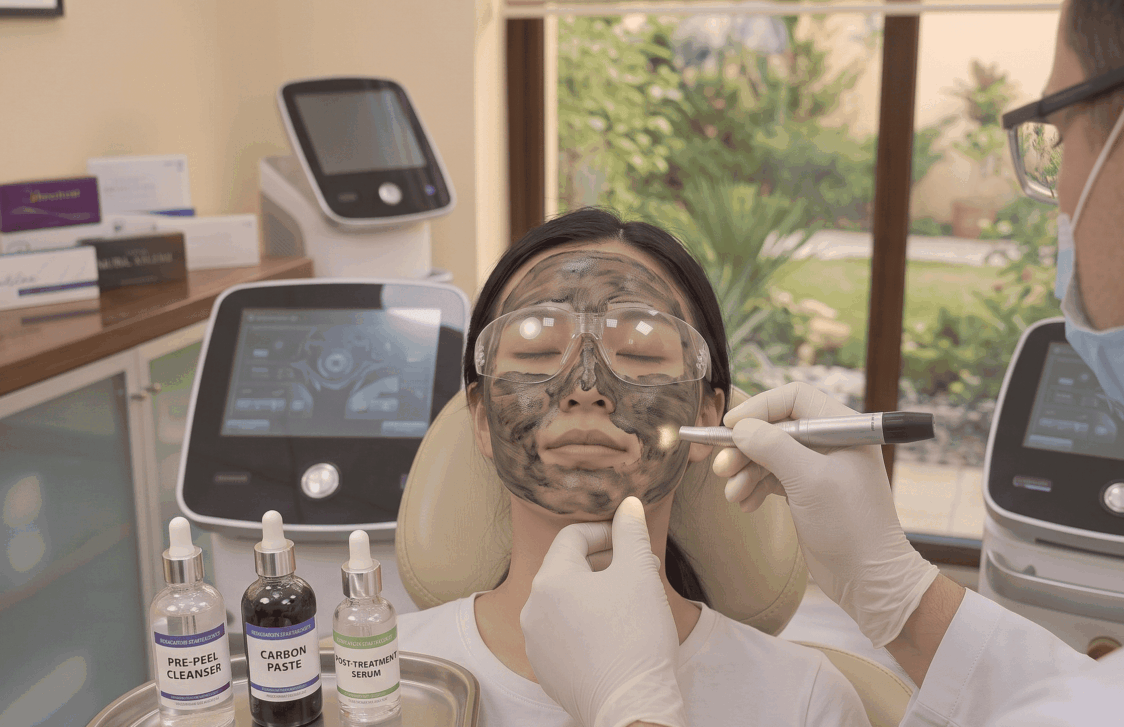 Hollywood Laser Carbon Peel The Secret to Instant Glowing Skin in Dubai